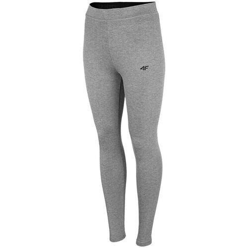 Clothing Women Trousers 4F LEG350 Grey
