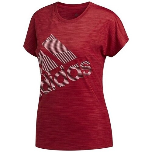 Clothing Women Short-sleeved t-shirts adidas Originals Bos Logo Tee Red