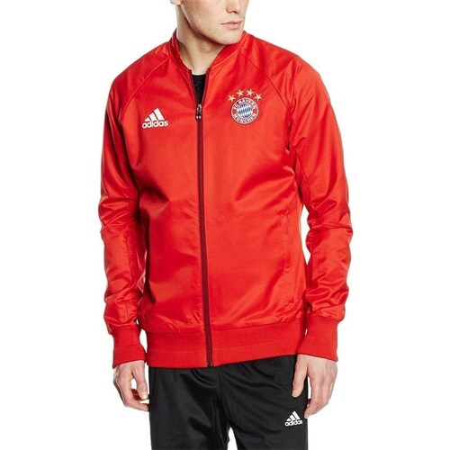 Clothing Men Sweaters adidas Originals FC Bayern Anthem Jacket Red