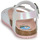 Shoes Girl Sandals Pablosky  White / Iris / Pink