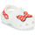 Shoes Girl Clogs Crocs Disney Minnie Mouse Cls Clg T White / Red