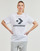 Clothing Short-sleeved t-shirts Converse STAR CHEVRON TEE WHITE White