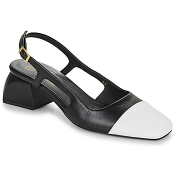 Shoes Women Heels Fericelli LEA Black / White