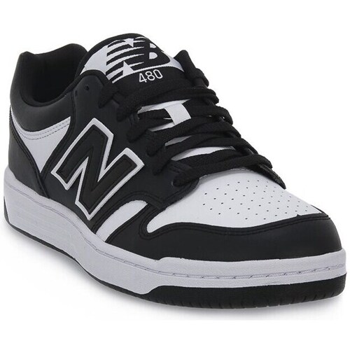 Shoes Men Low top trainers New Balance 480 Black, White