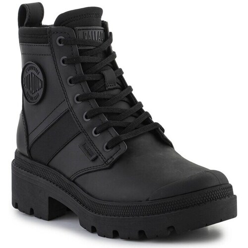 Shoes Women Hi top trainers Palladium Pallabase Army R Black
