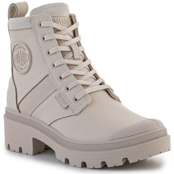 Shoes Women Mid boots Palladium Pallabase Army R Beige