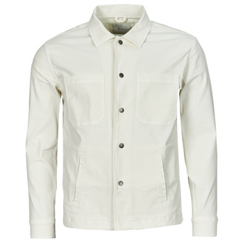 Clothing Men Over Shirts Pepe jeans LILO White