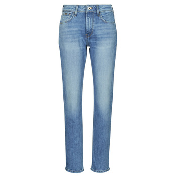 Clothing Women Straight jeans Pepe jeans STRAIGHT JEANS HW Denim