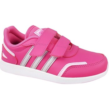 Shoes Children Low top trainers adidas Originals Vs Switch 3 Cf C Pink