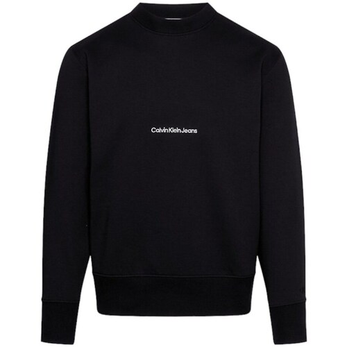 Clothing Men Sweaters Calvin Klein Jeans J30J324116BEH Black
