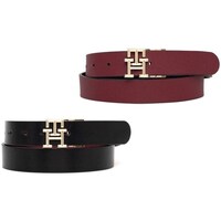 Clothes accessories Women Belts Tommy Hilfiger AW0AW153710GJ Black, Cherry 