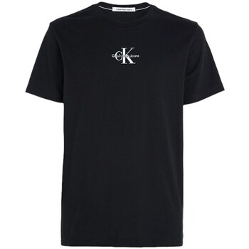 Clothing Men Short-sleeved t-shirts Calvin Klein Jeans J30J323483BEH Black
