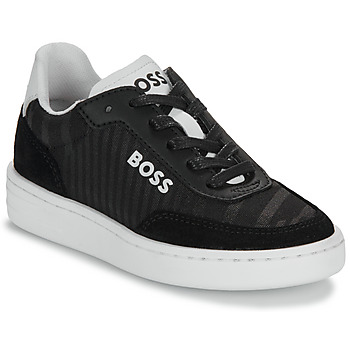 Shoes Boy Low top trainers BOSS CASUAL J50858 Black