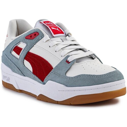 Shoes Men Low top trainers Puma Slipstream Coca Cola Grey, White