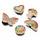Shoe accessories Accessories Crocs Rainbow Elvtd Festival 5 Pack Gold / Multicolour