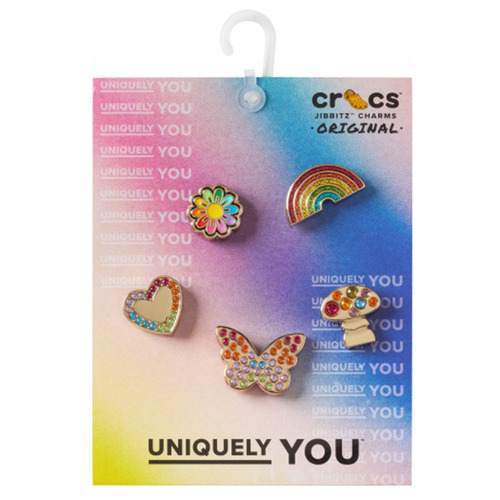 Shoe accessories Accessories Crocs Rainbow Elvtd Festival 5 Pack Gold / Multicolour
