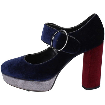 Shoes Women Heels Luciano Barachini EY286 Blue