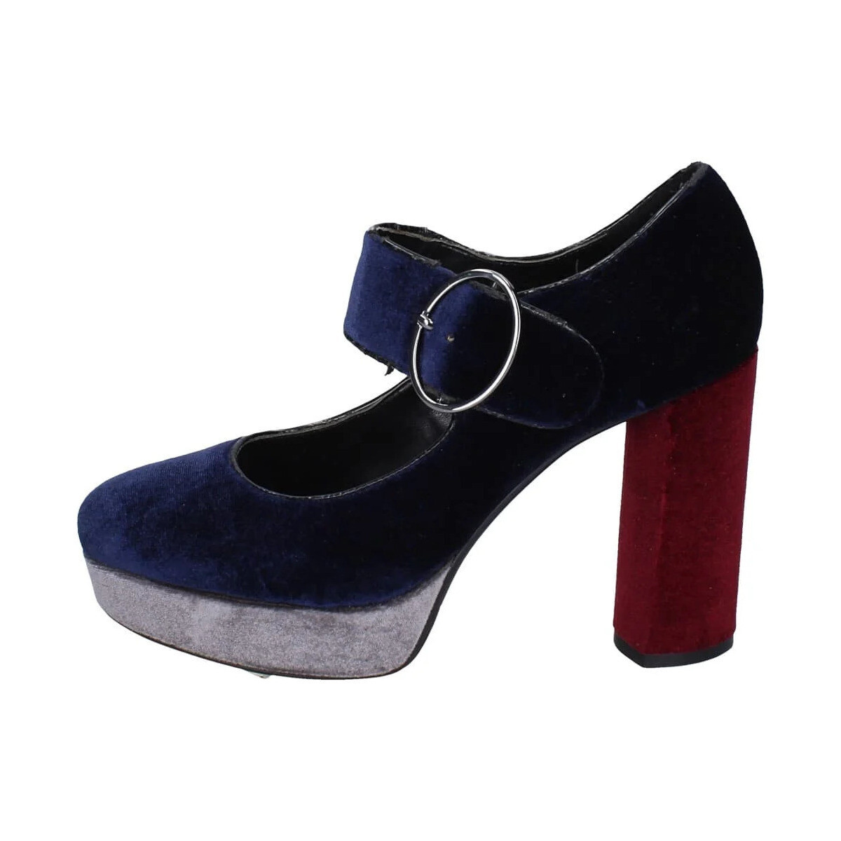 Shoes Women Heels Luciano Barachini EY286 Blue