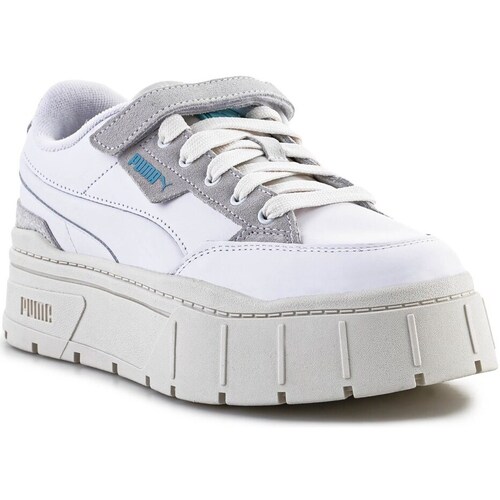 Shoes Women Low top trainers Puma mayze stack padded Grey, White