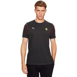 Clothing Men Short-sleeved t-shirts Puma Ferrari Race Mt7 Black