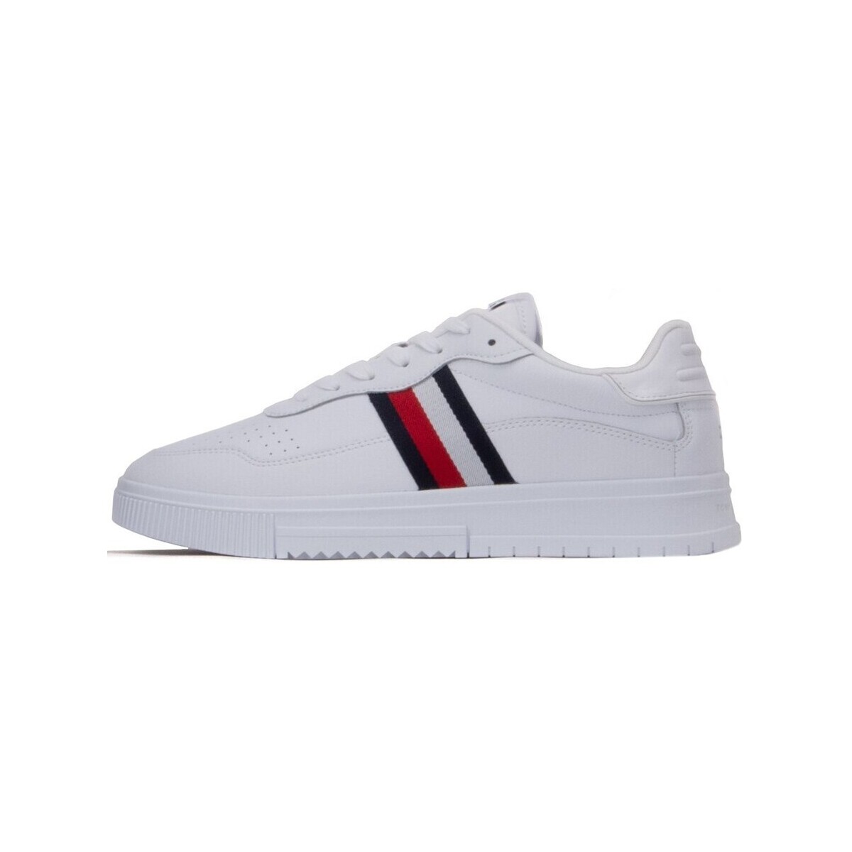 Tommy Hilfiger Supercup Leather Stripes White