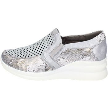 Shoes Women Loafers Moda Confort EY352 Silver