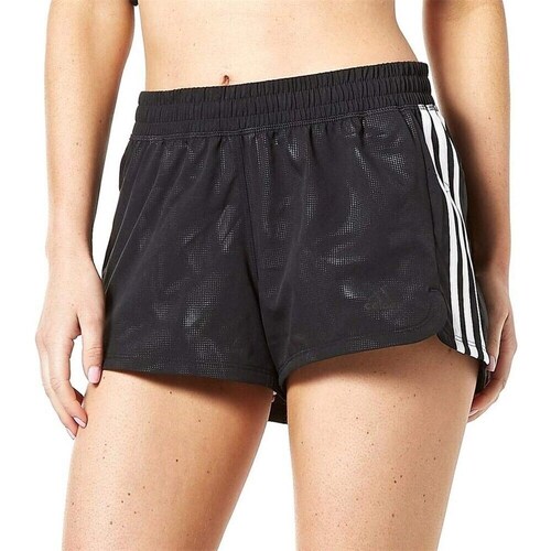 Clothing Women Cropped trousers adidas Originals 3STRIPES Embossed Black