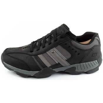 Shoes Men Low top trainers Skechers Hesby Black