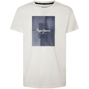 Clothing Men Short-sleeved t-shirts Pepe jeans PM509121803 White