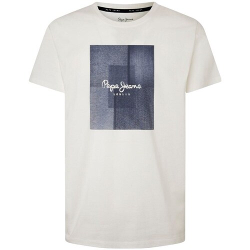 Clothing Men Short-sleeved t-shirts Pepe jeans PM509121803 White