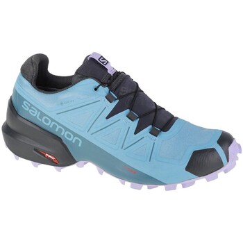 Shoes Women Running shoes Salomon Speedcross 5 Gtx Light blue, Black