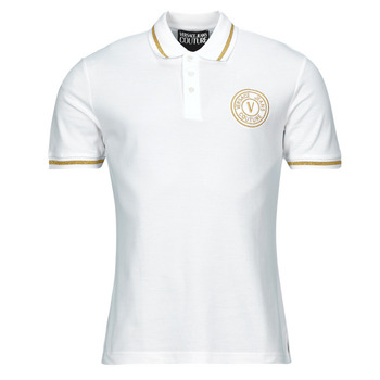 Clothing Men Short-sleeved polo shirts Versace Jeans Couture 76GAGT02 White