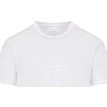 Clothing Men Short-sleeved t-shirts Emporio Armani Exchange T-shirt Regular White