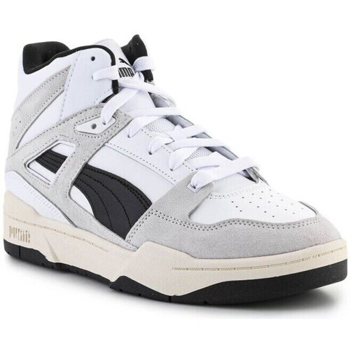 Shoes Men Mid boots Puma Slipstream Hi Heritage M Grey, White