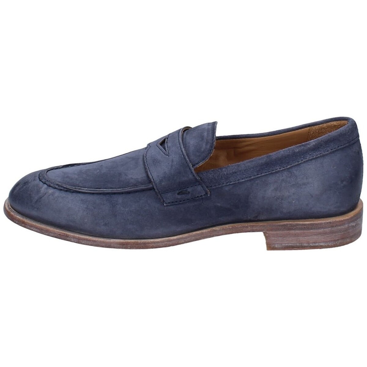 Shoes Men Loafers Moma EY425 2E5449-OW Blue