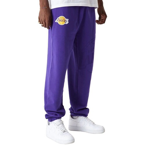 Clothing Men Trousers New-Era Nba Joggers Lakers Purple