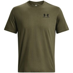 Clothing Men Short-sleeved t-shirts Under Armour Sportstyle Left Chest Olive