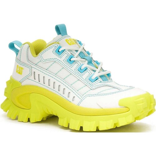 Shoes Men Low top trainers Caterpillar Intruder Supercharged White, Yellow