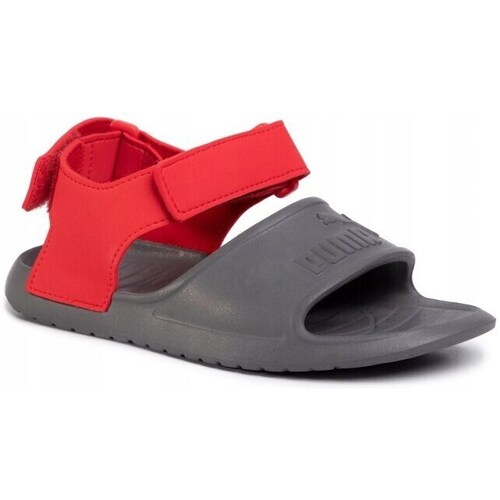 Shoes Children Sandals Puma V2 Injex Grey, Red