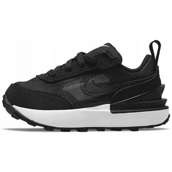 Shoes Children Low top trainers Nike Waffle One Td Black