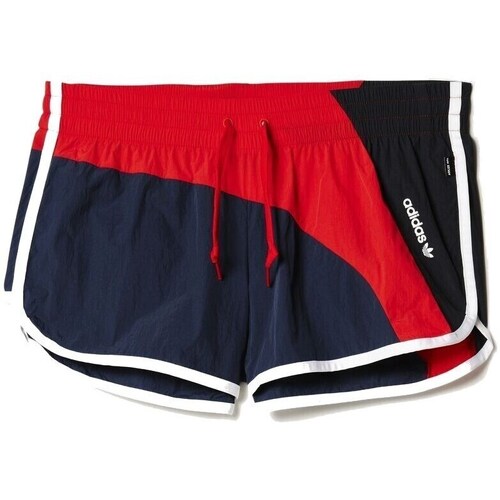 Clothing Women Cropped trousers adidas Originals Archive Navy blue, Red