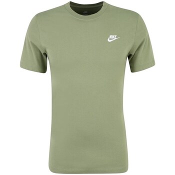 Clothing Men Short-sleeved t-shirts Nike Club Tshirt Olive