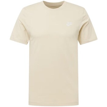 Clothing Men Short-sleeved t-shirts Nike Club Tshirt Beige