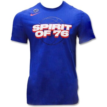 Clothing Men Short-sleeved t-shirts Nike Nba Philadelphia 76ERS Mantra Dry Blue