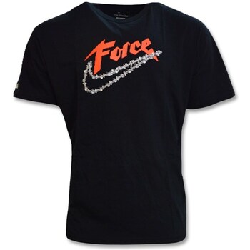 Clothing Men Short-sleeved t-shirts Nike Force Swoosh Black