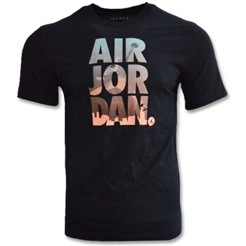 Clothing Men Short-sleeved t-shirts Nike Air Jordan Jumpman Jmc Black
