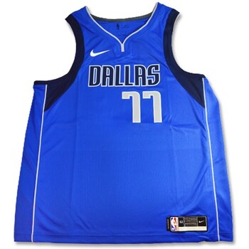 Clothing Men Short-sleeved t-shirts Nike Dallas Mavericks Swingman Jersey Luka Doncic Icon Edition 20 Blue