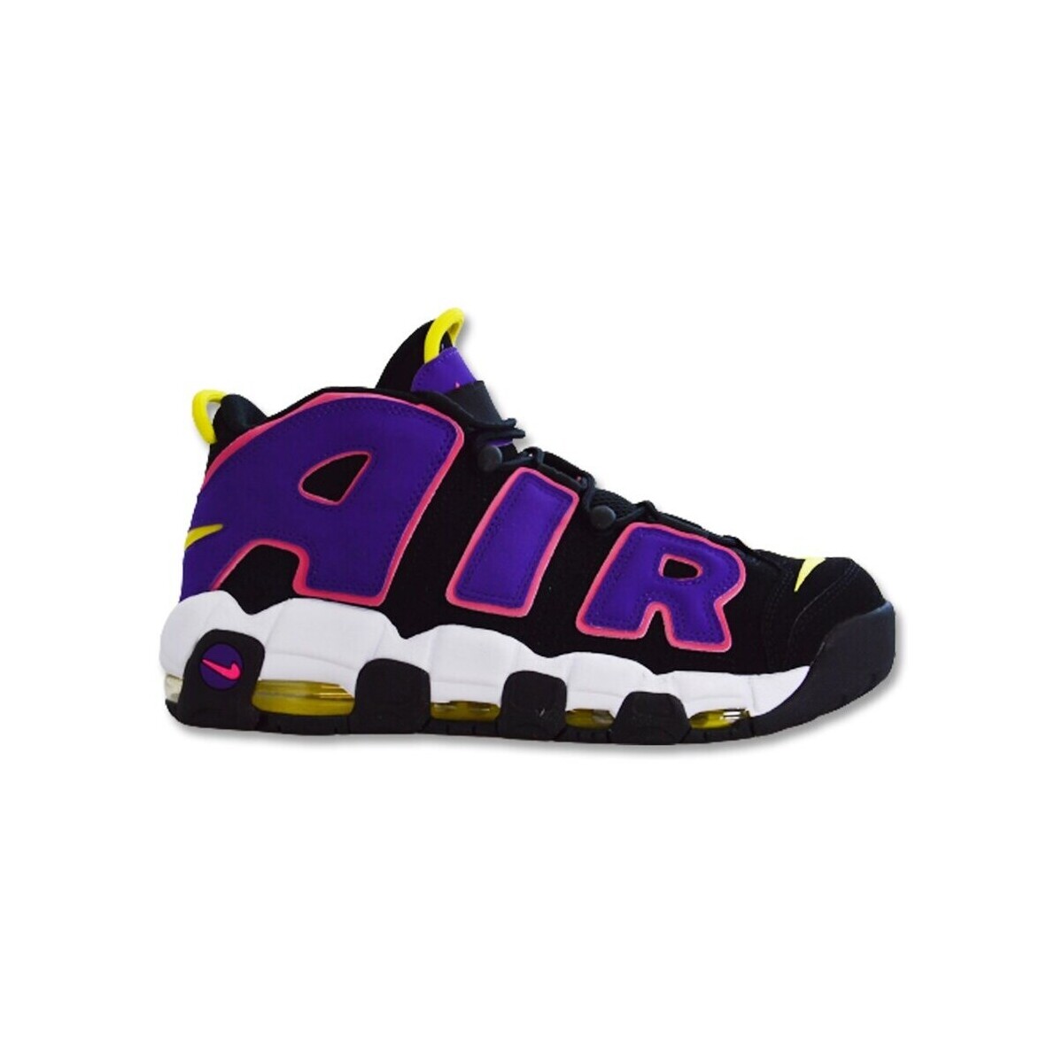 Shoes Men Mid boots Nike Air More Uptempo 96 Ydkb Violet, Black