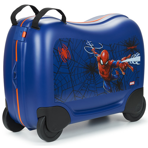 Bags Children Hard Suitcases Sammies RIDE-ON SUITCASE MARVEL SPIDERMAN WEB Blue / Red