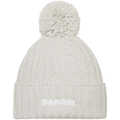 Clothes accessories Hats / Beanies / Bobble hats Calvin Klein Jeans K60K608535 White